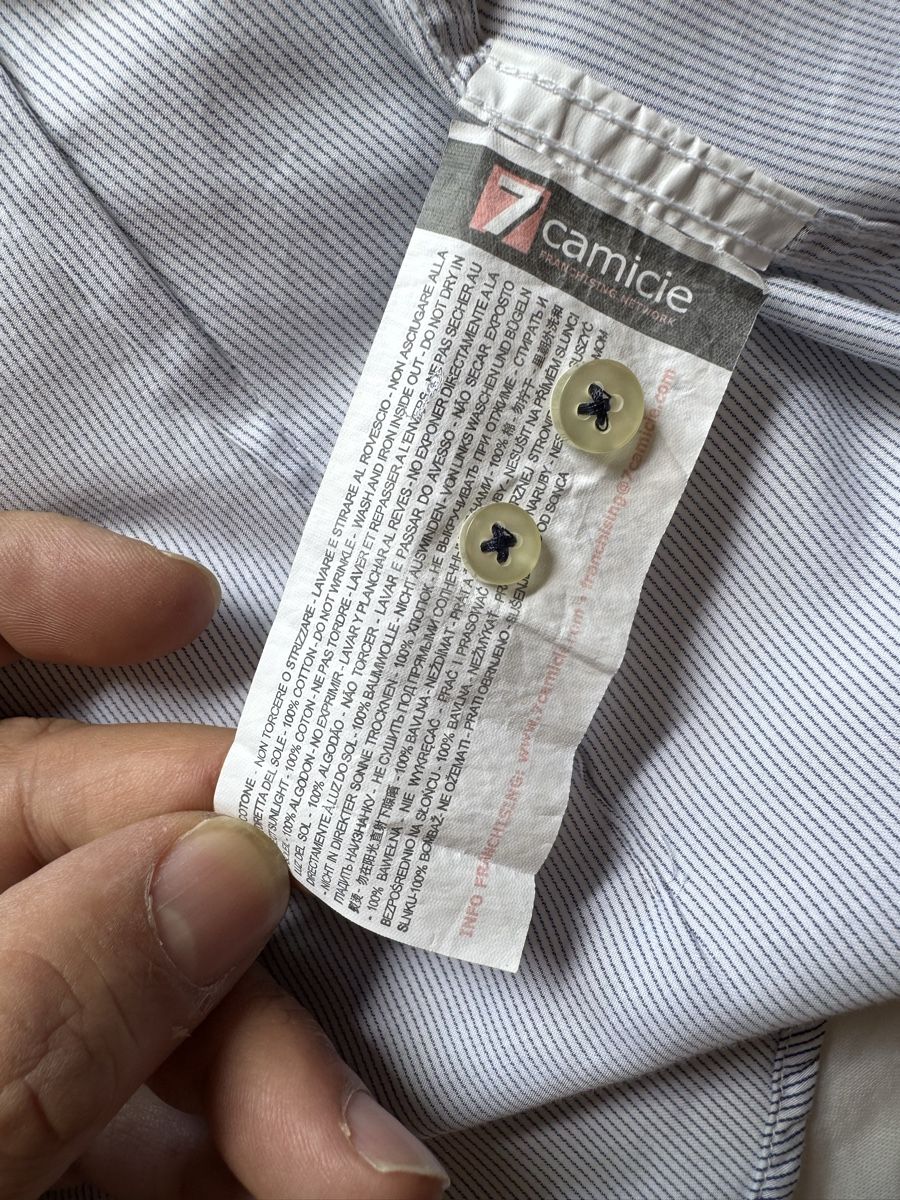 Hemden: 7camicie Herrenhemd gestreift XL button-down Kragen sommerli – Gebraucht aus Schaffhausen von vasco016 1