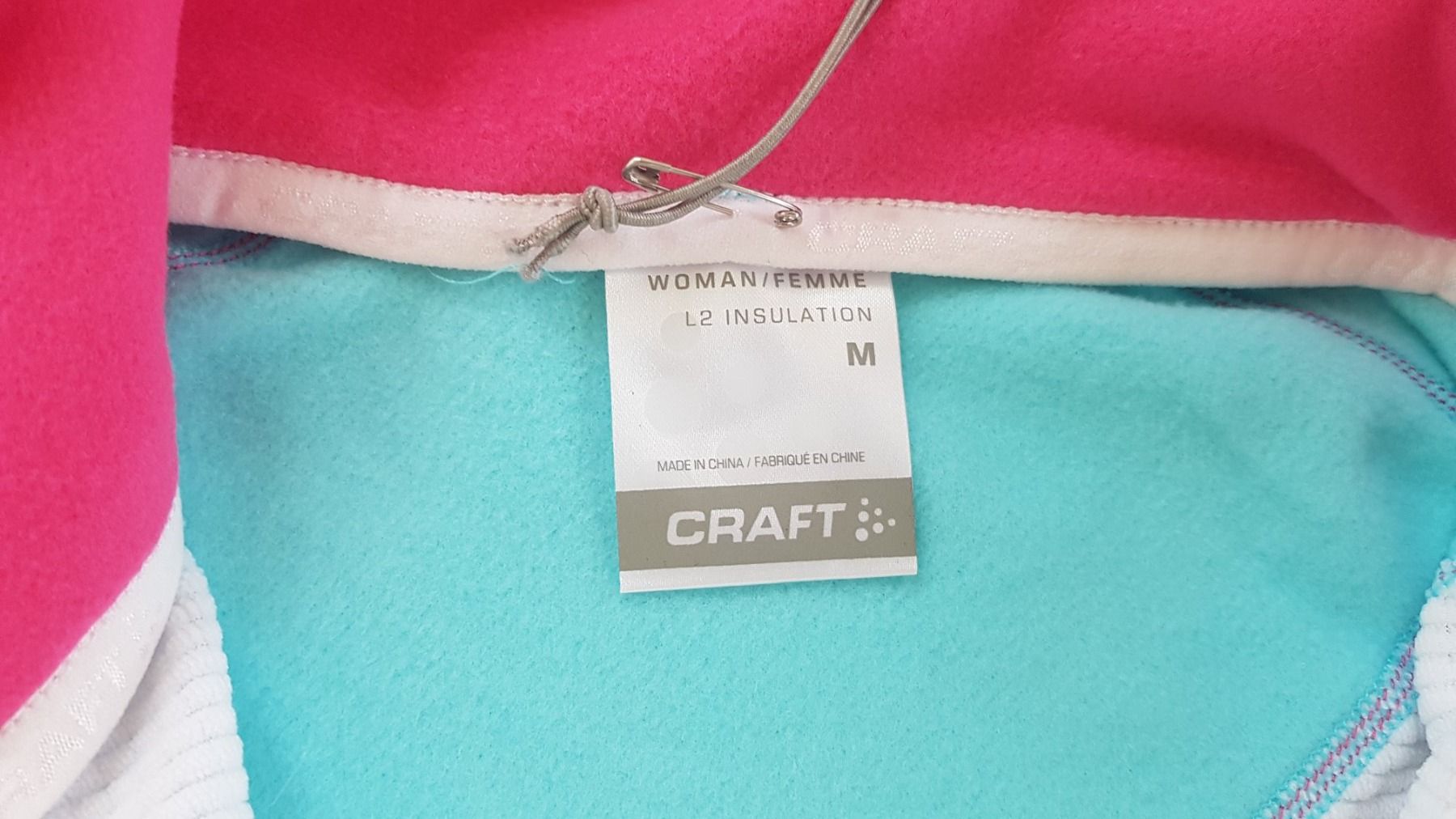 Craft Pullover & Sweatshirts: Craft Fleece Pullover mit Reisverschluss M türkis – Neu und originalverpackt aus Zürich von yro_qvz7 2