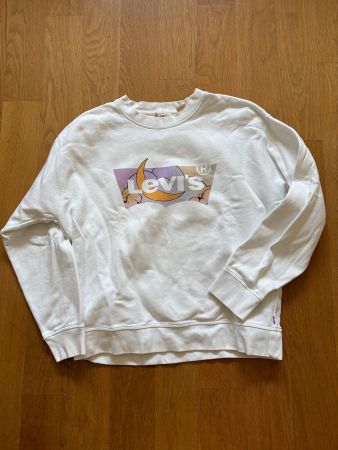 Sweatshirt Levi's blanc imprimé lune nuages taille M