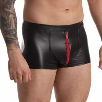 Sexy Künstleder Unterwear Boxer mit ZIP Grösse  M