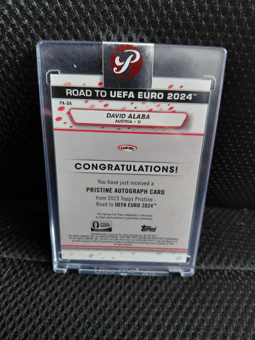 Topps Carte collezionabili: David Alaba, Auto, Topps Pristine – Usato da Uezwil venduto da -Retrogames- 1