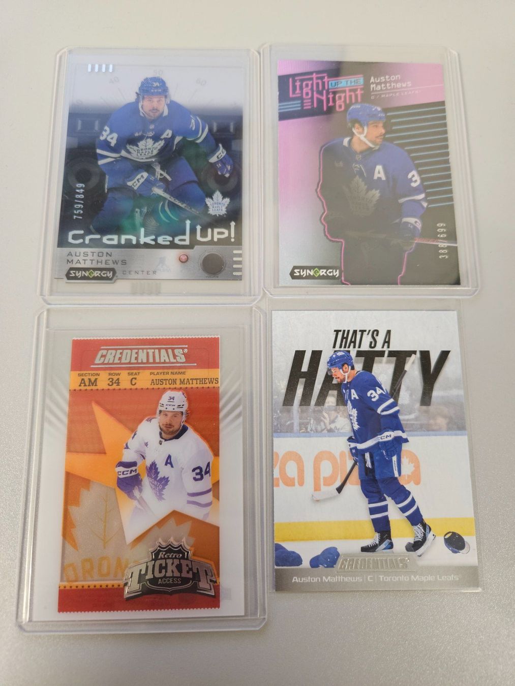 NHL Carte collezionabili: NHL 4 Karten Auston(2x lim.) Matthews Toronto Maple Leafs – Usato da Arth venduto da Web_air1