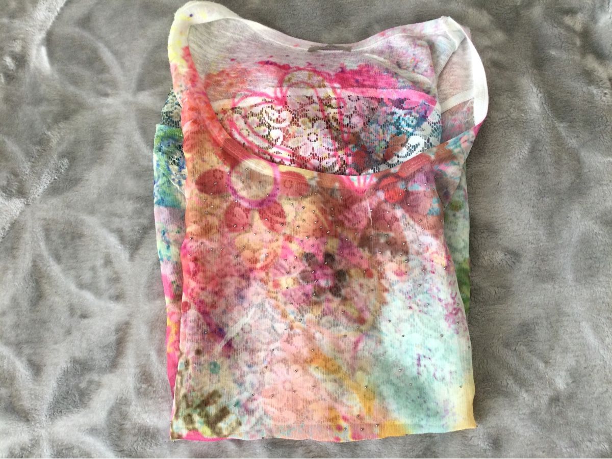 T-shirt: Spitzen Shirt exklusiv Gr. 42 – Usato da Villnachern venduto da Anita2006 3