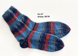 Socken handgestrickt   Gr.38/39     Nr.07