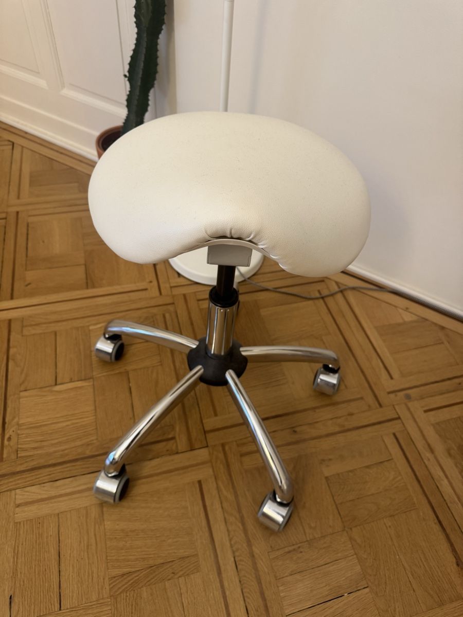 Hocker: Tabouret de selle à roulettes – Gebraucht aus Genève von Dan83
