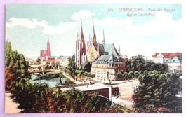 Strasbourg - Pont des Vosges - Eglise Saint-Paul