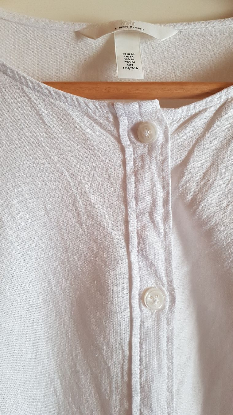 H&M Camicette: Leinenbluse Sommer H&M Gr M Trachtenbluse Oktoberfest – Nuovo (secondo la descrizione) da Menznau venduto da Valinor 2