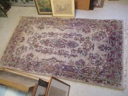 Hist. Perser-Teppich 119 x 210 cm floral tapis oriental RAR!