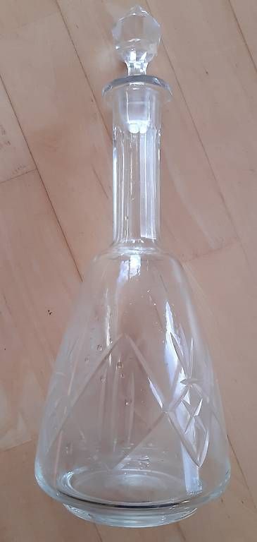 Caraffe: Antike Glaskaraffe mit Stöpsel – Usato da Schaan venduto da jud_59jg 2
