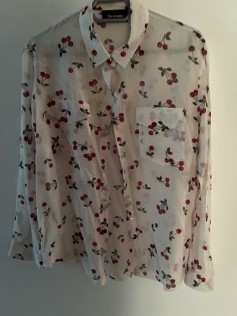 The Kooples Bluse mit Kirschenprint - neuwertig - Gr S/36