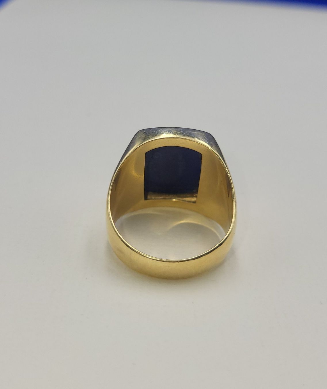 Anelli: Gold 585 Massiv Ring Mit Lapislazuli – Usato da Wald ZH venduto da Aniade 4