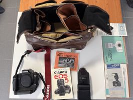 Canon EOS 5 + Flash 540EZ + Sac et accessoires