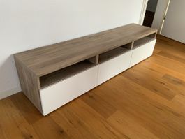 Fernsehsideboard im Holzlook 180cm x 40cm x 40cm
