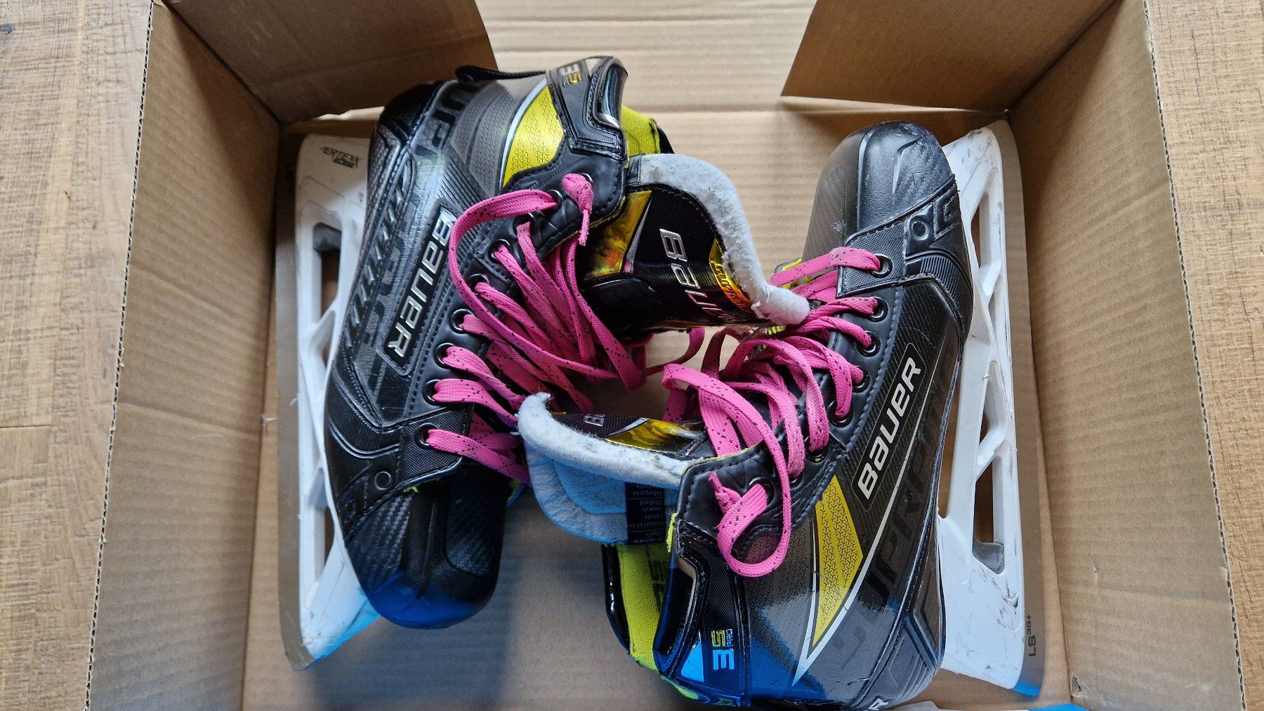 Bauer Pattini da ghiaccio: Schlittschuhe Goalie, Grösse 7.5 – Usato da Tafers venduto da alex1712