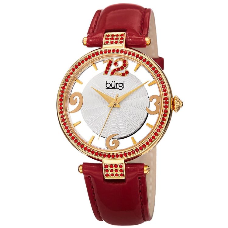 Burgi Damen-Uhr mit Swarovski-Kristallen (Neu und originalverpackt