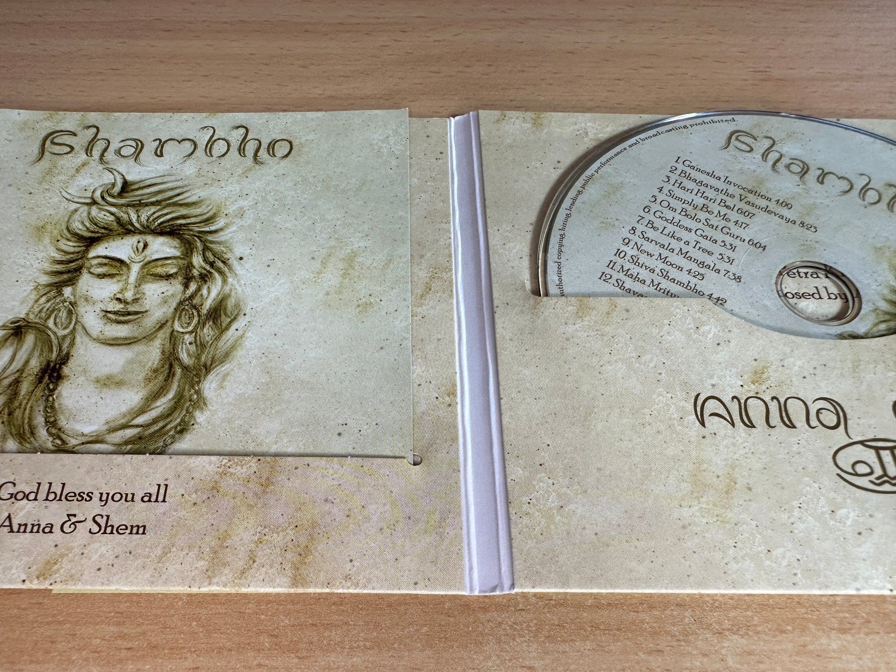 CD: Anna & Shem – Shambho – Usato da Rikon im Tösstal venduto da Alpenmutz 2