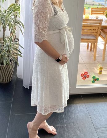 Umstandsbrautkleid Grösse 36