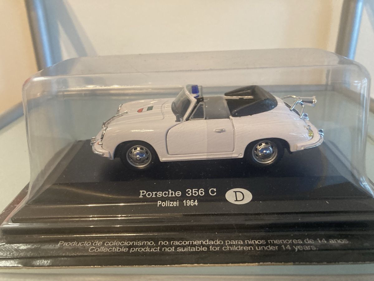 Porsche Modellini d'auto: Porsche 356 c polizei D 1964. 1/43 – Usato da Versoix venduto da Jeannot57