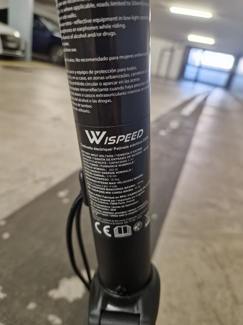 Elektromobile: Wispeed C8-20, Trotinette électrique – Neu (gemäss Beschreibung) aus Morges von Thomcheh 4