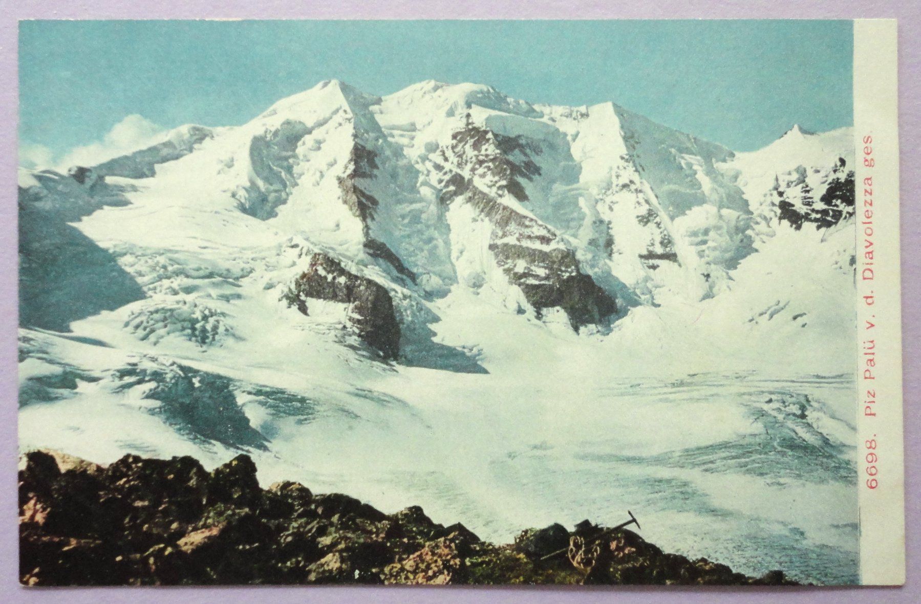 Cartoline postali: Piz Palü v. d. Diavolezza ges. – Usato da Fétigny venduto da Billy2miny