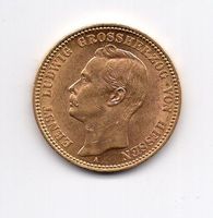 (13) Hessen 20 mark 1911 Gold Top Stgl 20 Mark