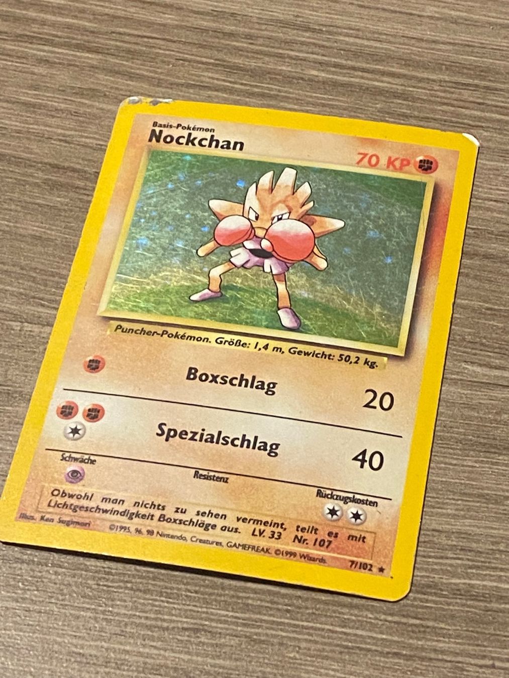 Pokémon Carte collezionabili: Pokemon Karte Base Set / Holo /  Nockchan 7 – Usato da Thalwil venduto da Rome_90 1