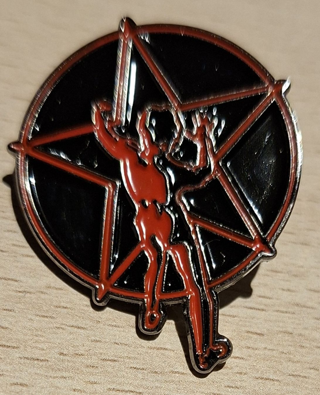 Spille & Fermagli: Pin, Anssteckknopf, Button, Starman der Band Rush – Nuovo e nell'imballaggio originale da Uerkheim venduto da Rick1973