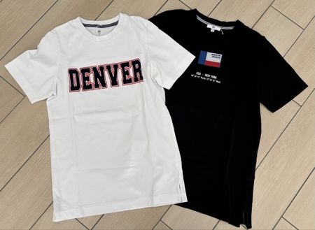Lot de 2 T-shirt garçon, 14 ans