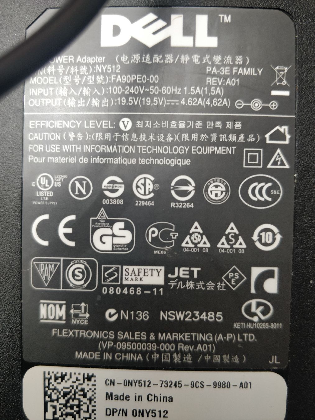Dell Caricabatterie: Dell 90w Netzteil 7.4mm Stecker – Usato da Flawil venduto da rcnkr 1