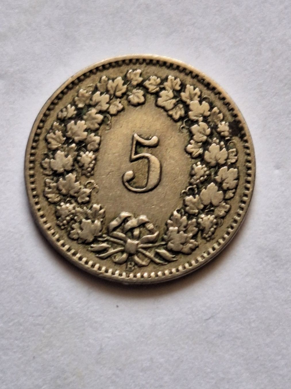 Tutti le monete: 5cts 1915  / SS – Usato da Couvet venduto da zeze03 1
