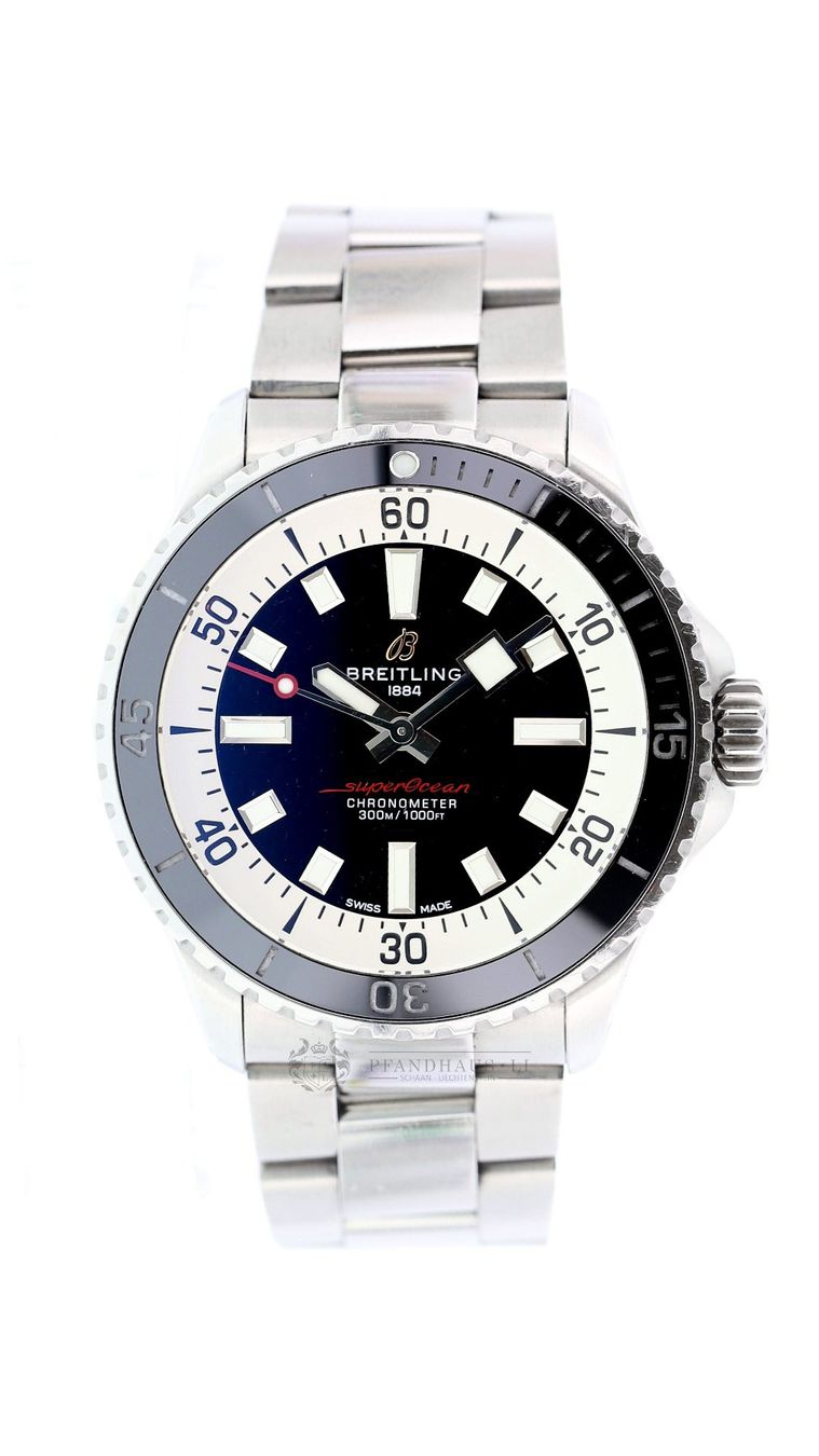 Breitling Uhren: BREITLING SUPEROCEAN 42 REF A17375 FULL SET – Gebraucht aus Schaan von Pfandhaus-LI