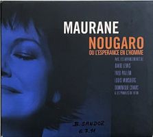 Maurane CD Digipack- Nougaro ou l'espérance en l'homme