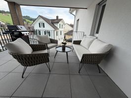 Garten Sitzgruppe 3-teilig mit Tisch wie neu kaufpreis 1.200