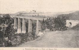 AK - Grandfey (Pont du Grand Fey) - gel. 2.5.1908
