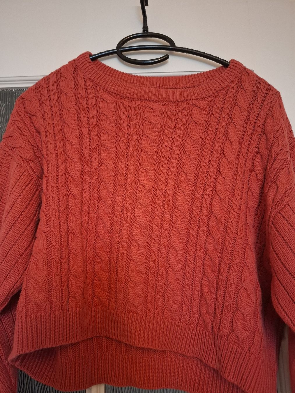 Maglioni & Felpe: Pull court en maille Even&Odd rouge corail – Usato da Neuchâtel venduto da FloKo88 1