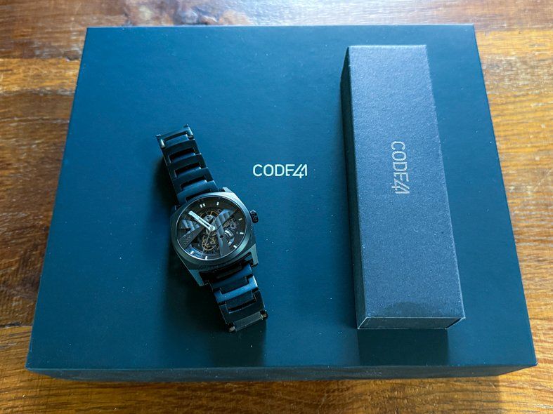 Uhren: Montre CODE41 DAY 41 noire mat, excellent état, rare! – Gebraucht aus BURE von guelatro