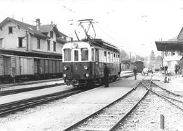 Appenzell AI SGA Saint Gall Gais Elektrotriebwagen Bahnhof