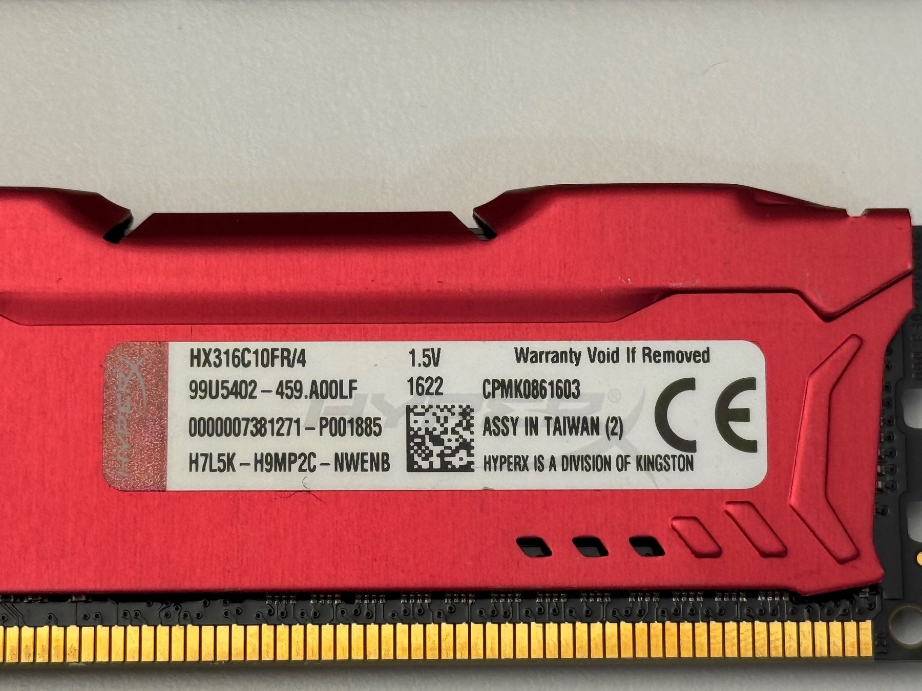Hyperx Memoria / RAM: HyperX 6x4GB DDR3 1600MT/s DIMM – Usato da Renens VD venduto da boson_2173 2