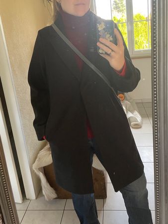 Damen Mantel schwarz Grösse XL H&M