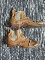 Leder Boots Shoto Braun Grösse 42
