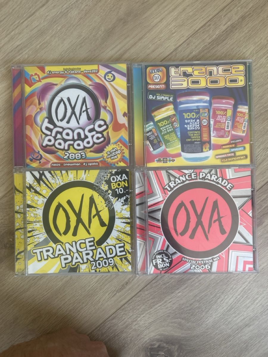CD: Lot de 4 CD Trance Parade OXA – Usato da Delémont venduto da nerys85
