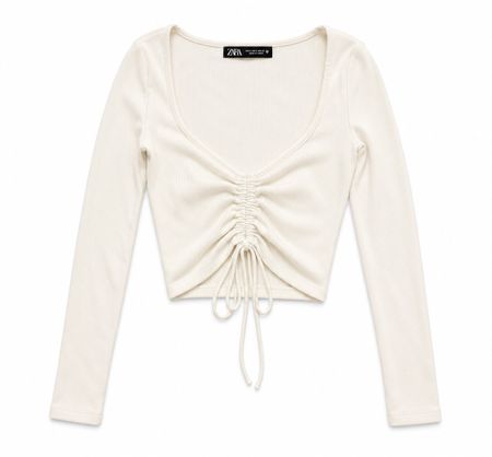 Zara Cropped Langarm S