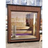 Luxussauna 2,3 x 2,3 m