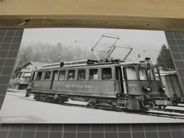 AK Bahnhof St. Cergue mit Triebwagen