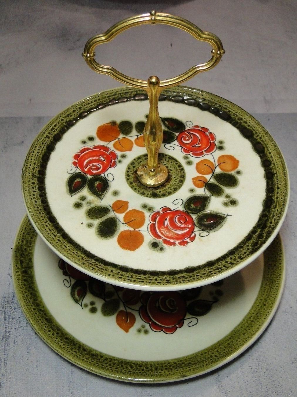 Plateaux: Rar SMF Alte Servierplatte – D'occasion à Emmenbrücke par Ulisse-22 1