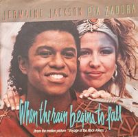 Vinyl Single Jermaine Jackson/Pia Zadora - When The Rain Beg
