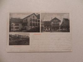 Karte Obstalden GL Hotel Hirschen 1903
