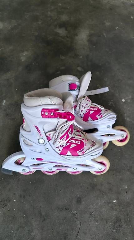Pattini in linea & Pattini a rotelle: Roces Kinder Inlineskates Gr. 3437 verstellbar – Usato da Dornach venduto da IP5