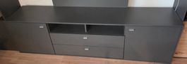 Modernes TV-Möbel / Lowboard in Dunkelgrau – Guter Zustand!