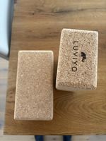 2 Kork Yogablocks LUVİYO - Wie neu 